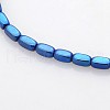 Electroplate Non-magnetic Synthetic Hematite Beads Strands G-J213D-03-1