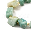 Raw Rough Natural Amazonite Beads Strands G-Z087-A04-4