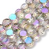 Electroplate Glass Beads Strands EGLA-C010-01A-HR02-1