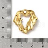 304 Stainless Steel Pendants STAS-V006-03G-04-3