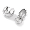 Tarnish Resistant 304 Stainless Steel Teardrop Huggie Hoop Earrings for Women EJEW-C096-09P-2