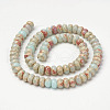 Synthetic Aqua Terra Jasper Beads Strands X-G-P237-03-2