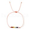 Vintage Minimalist Adjustable Natural Gemstone Bead Bracelets AX5833-2-2