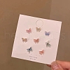 8 Pcs Anti-Tarnish Exquisite 925 Sterling Silver Stud Earrings Sets for Girls Women WG93702-14-1