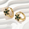 304 Stainless Steel Hoop Earrings EJEW-S253-01E-G-3