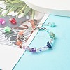 Glass Round Seed Beads Multi-strand Bracelet for Teen Girl Women BJEW-TA00018-2