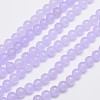 Natural & Dyed Malaysia Jade Bead Strands G-A146-6mm-A18-3