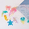 Sea Animal Ocean Theme DIY Pendant Silhouette Silicone Molds DIY-G102-01C-1