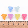 Frosted Acrylic Bead Caps MACR-S371-10A-5