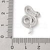 Brass Pave Clear Cubic Zirconia Pendants KK-V016-16P-3
