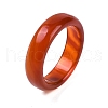 Dyed & Heated Natural Agate Finger Rings for Women RJEW-Z075-02D-2