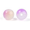 Spray Painting Imitation Jade Glass Beads GLAA-L046-8mm-03B-3