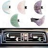 4Pcs Moon Gemstone Car Air Vent Clips AJEW-PH00496-02-1