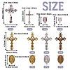 Tibetan Style Pendants and Tibetan Style Alloy Chandelier Components Links TIBEP-TA0002-28-13