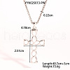 Stainless Steel Enamel Cross Pendant Necklaces YT7190-3-1