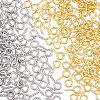 Unicraftale 200Pcs 2 Colors 304 Stainless Steel Screw Eye Pin Peg Bails STAS-UN0034-89-1