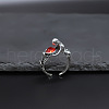 Alloy Rhinestone Cuff Rings FS-WG59A13-01-1
