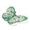 Printed Opaque Acrylic Beads MACR-R004-02G-2