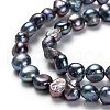 Natural Cultured Freshwater Pearl Beads Strands PEAR-L033-45G-2