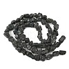 Raw Rough Natural Black Tourmaline Beads Strands G-M453-A01-01-3