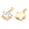 Real 18K Gold Plated Brass Pendants KK-N233-173A-01A-3