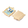 Alloy Enamel Pendants FIND-M060-08G-2