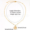 Twelve Constellation Alloy Crystal Rhinestone Pendant Necklaces for Women WG8B703-09-3
