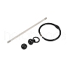 Iron Bar Beadable Keychain Clasps AJEW-R004-02EB-3