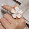 Elegant Zinc Alloy Geometric Adjustable Adjustable Rings Women's Party Accessory FW3774-1-2