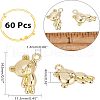 CHGCRAFT Alloy Rack Plating Alloy Charms PALLOY-CA0002-33-2