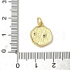 Brass Micro Pave Cubic Zirconia Charms KK-I276-53G-3