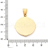 304 Stainless Steel Enamel Pendants STAS-U043-14G-3
