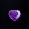 Mother's Day Gifts Natural Amethyst Love Heart Stone PW-WG32553-01-1