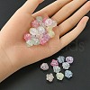 Transparent Crackle Acrylic Beads CACR-YW0001-08-3