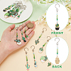 20Pcs 10 Styles Alloy Enamel Pendant Decorations HJEW-AB00271-3