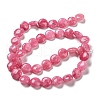 Natural White Jade Beads Strands G-M420-F01-01-3