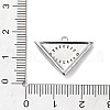 Rack Plating Brass Micro Pave Cubic Zirconia and Enamel Pendants KK-Q786-05P-3