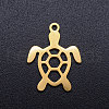 Ion Plating(IP) 304 Stainless Steel Hollow Pendants A-STAS-Q201-JN280-2-1
