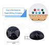 SUPERFINDINGS 48Pcs 7 Colors Synthetic Gemstone Cabochons G-FH0002-33-2