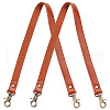Cowhide & Polycotton Bag Handles PURS-WH0005-92AB-1