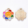 Alloy Enamel Pendants X-ENAM-N054-009-2