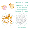 Unicraftale DIY Blank Dome Stud Earring Making Kit DIY-UN0005-16-5