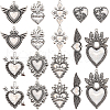 SUNNYCLUE 9 Styles Tibetan Style Alloy Pendants FIND-SC0010-48-1