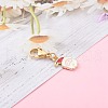 Christmas Theme Alloy Enamel Pendants HJEW-JM00427-03-5