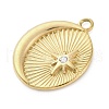 304 Stainless Steel Pendants STAS-V003-05G-08-2