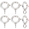 Beebeecraft 20Pcs 925 Sterling Silver Spring Ring Clasps STER-BBC0005-46S-1