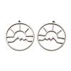 Non-Tarnish 316L Surgical Stainless Steel Pendants STAS-K280-06A-P-1