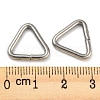 Non-Tarnish 304 Stainless Steel Triangle Linking Ring STAS-Z048-03P-3
