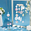   8 Style Rainbow Iridescent PVC Paillette/Sequin Links PVC-PH0001-32B-5