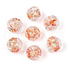 Handmade Foil Lampwork Beads FOIL-T007-01D-1